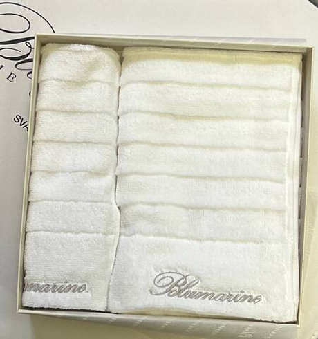 Комплект полотенец 2шт Blumarine Mademoiselle Bianco белый