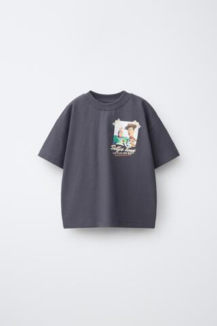 ZARA ФУТБОЛКА С ПРИНТОМ TOY STORY © DISNEY PIXAR, АНТРАЦИТОВО-СЕРЫЙ