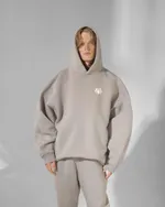 Худи Кружок Basic Серый