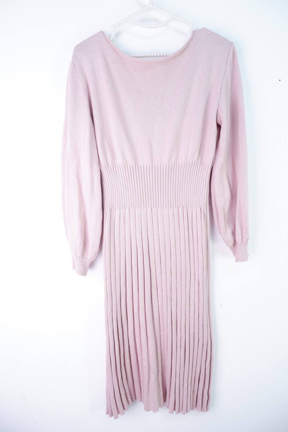 Платье нежно-розовое, на каждый день, визуально 46-48 размер