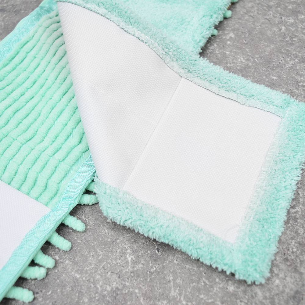 Набор насадок из микрофибры для швабры 2шт 44*14см (короткий и длинный ворс)