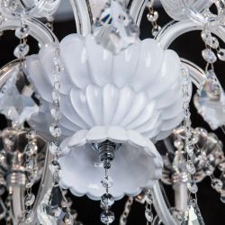 Citilux Финка CL353181 Люстра стеклянная подвесная Белая