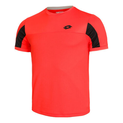 Мужское теннисное поло Lotto Superrapida VI 1 T-Shirt Men - Red