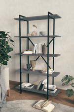 Стеллаж TEOS 160х90 - антрацит