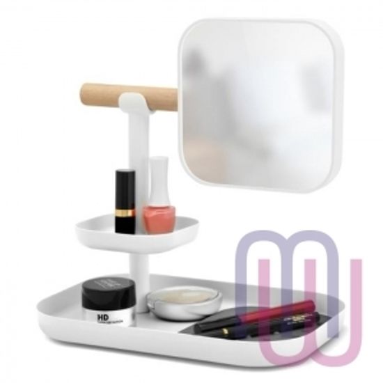 Органайзер с зеркалом VANA белый