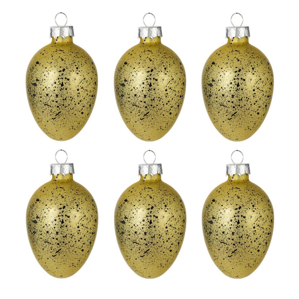 GAEM Набор из 6-ти изделий декоративных подвесных "Яйцо" (4*6,5), L14 W14 H4,5 см
