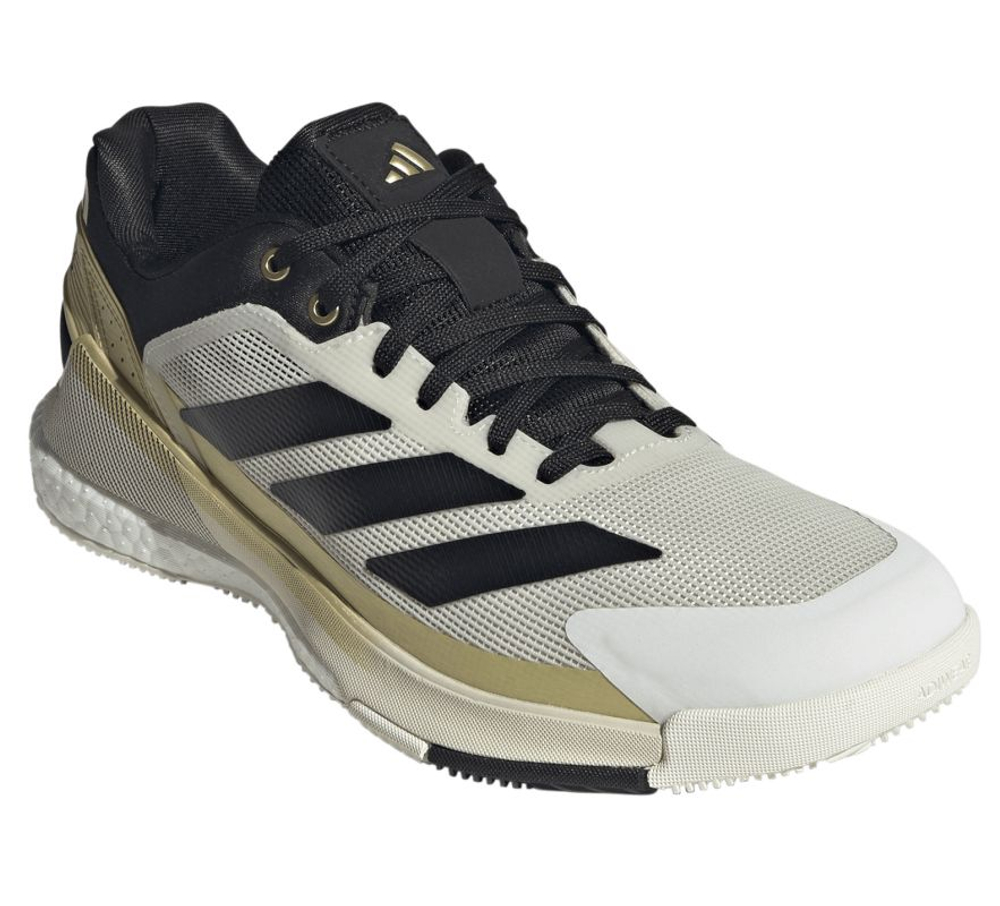 Мужские кросовки для Padel Adidas Crazyquick Boost Padel - white/core black/gold metallic