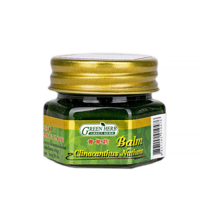 Бальзам с клинакантунсом нутансом (зеленый) 20 г / Green Herb Compound Clinacanthus Nutans Balm, ТМ RAYSAN