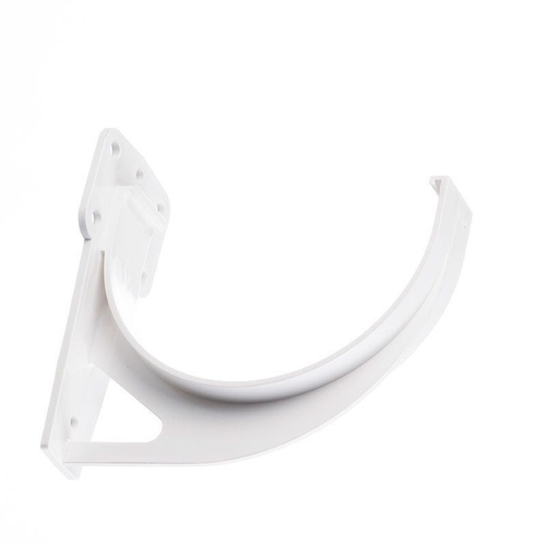 Кронштейн желоба ПВХ  Grand Line стандарт белый