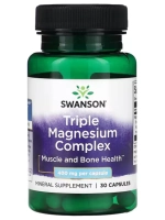 Тройной комплекс магния 400 мг 30 капсул