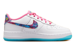 Nike Air Force 1 Low South Beach Multi-Color non-slip wear-resistant low-top sneakers GS white