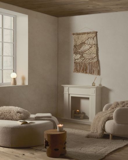 Nak Ковер шерстяной цвета экрю 160 x 230 см