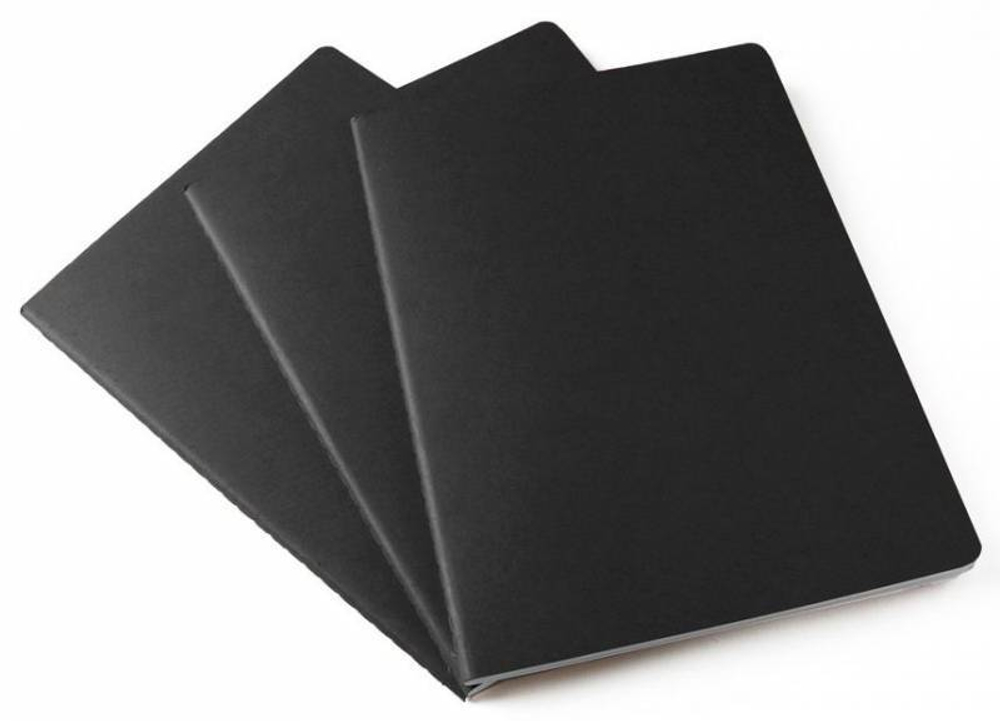 Блокнот Moleskine Cahier Journal CH221 XLarge 190х250мм обложка картон 120стр. линейка синий индиго (3шт)
