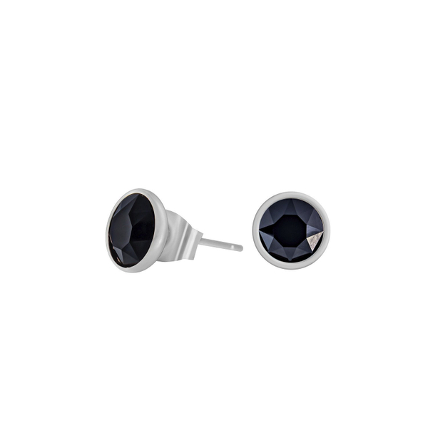 Серьги-пусеты Fiore Luna Jet SWE297 J S