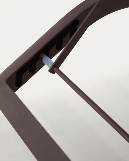 Шезлонг Capraia из коричневого алюминия