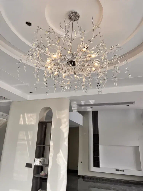 Люстра хрустальная потолочная 333007/600, люстра подвесная 320Вт