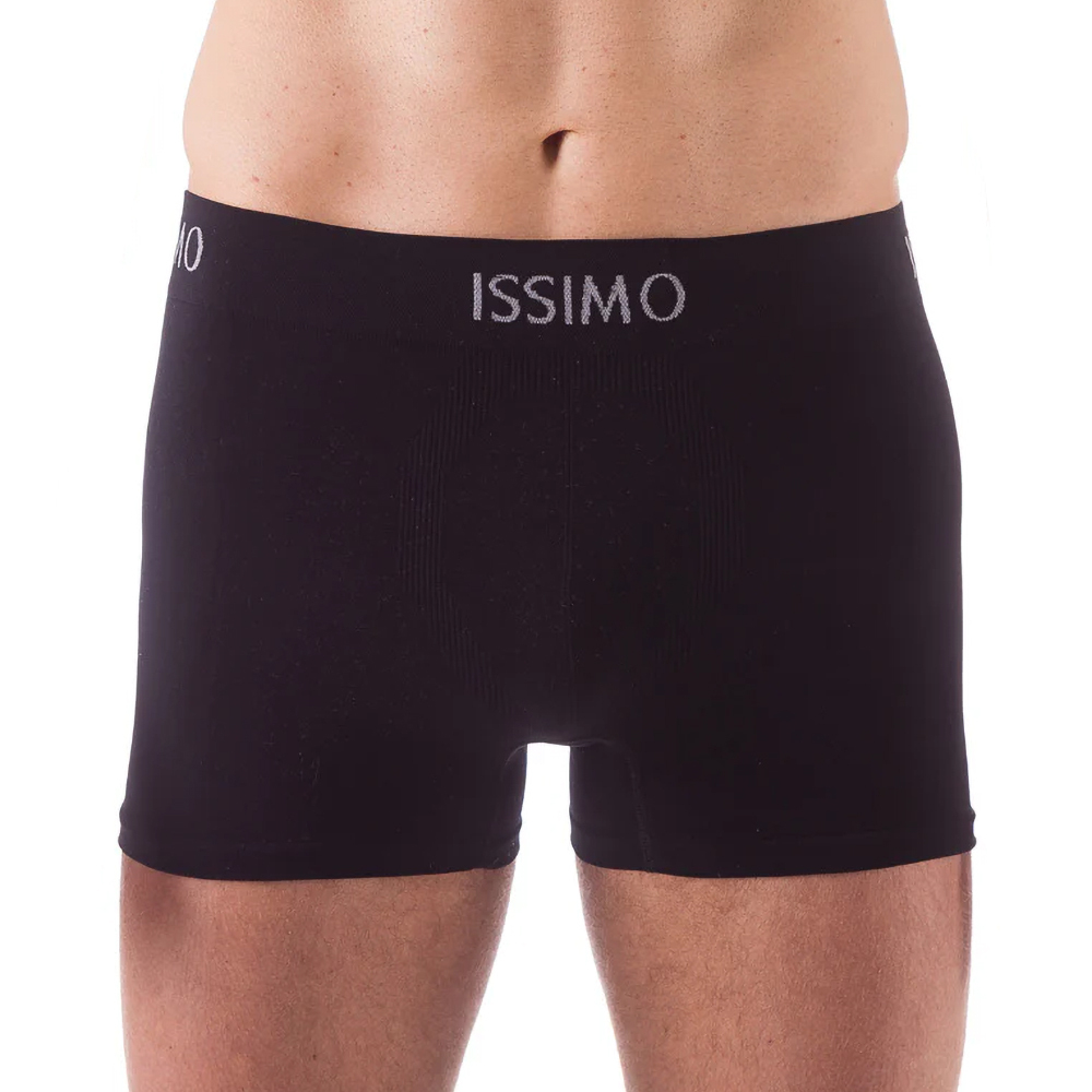 Мужские трусы боксеры черные бесшовные ISSIMO BOXER 211