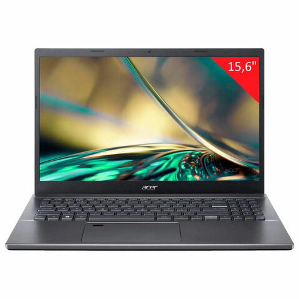 Ноутбук ACER Aspire 5 A515-57-50YA 15,6", Core i5 12450H, 8 Гб, SSD 512Гб, no OS, графитовый, NX.KN3CD.00L