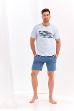 Мужской комплект Karol с шортами (Размер: S) (Цвет: синий с голубым)