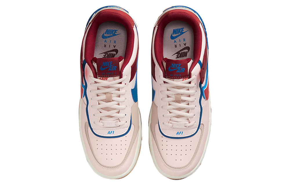 Кроссовки Nike Air Force 1 Low Shadow "Multi-Color" (Женская размерная сетка)