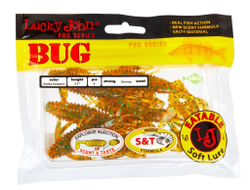 Мягкая приманка Lucky John BUG 3.5in (89 мм), цвет PA19 6шт.