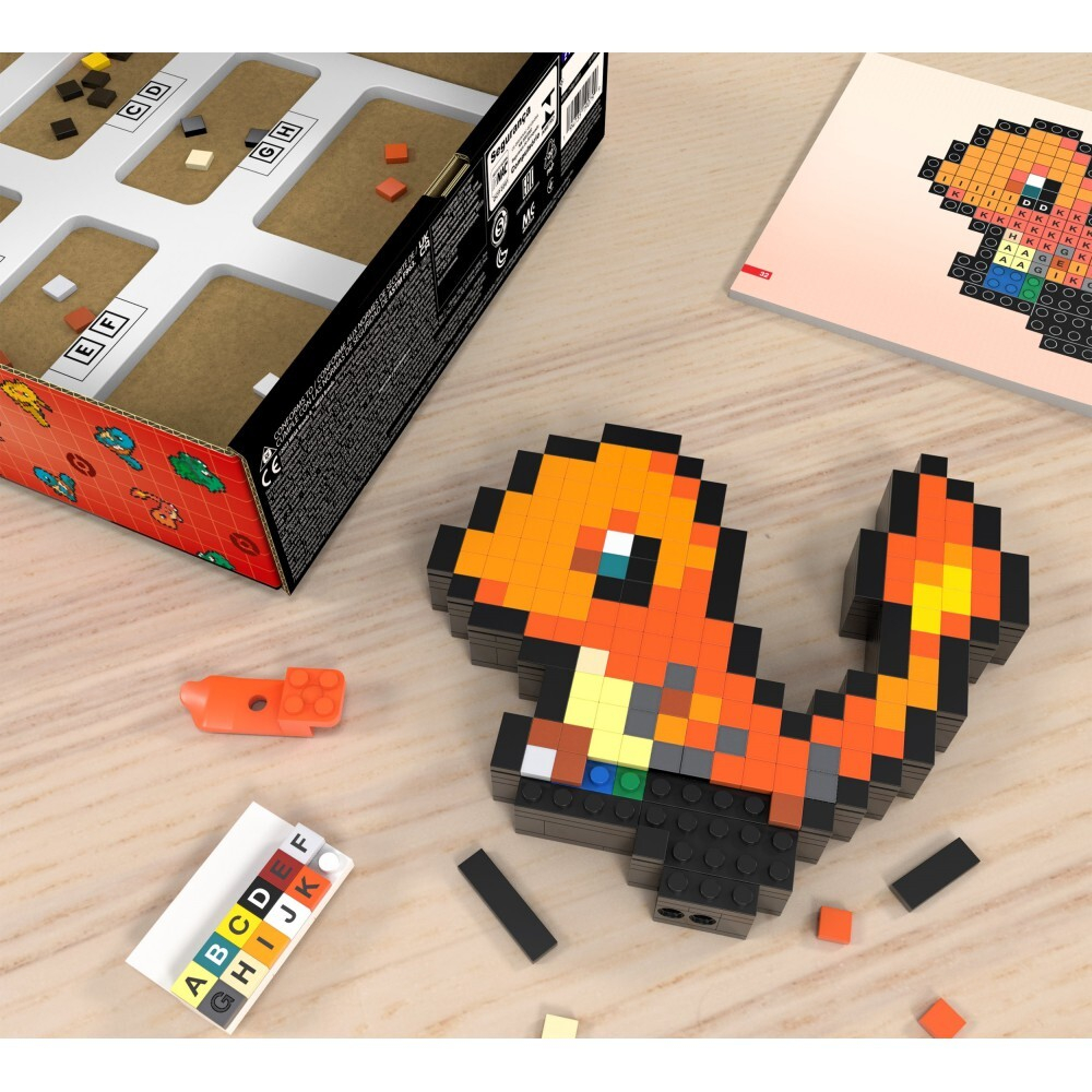 Набор строительных блоков MEGA Pokemon - Charmander из 349 деталей. HTH76 / артикул   HXV71 HTH76  / GTIN 194735190799