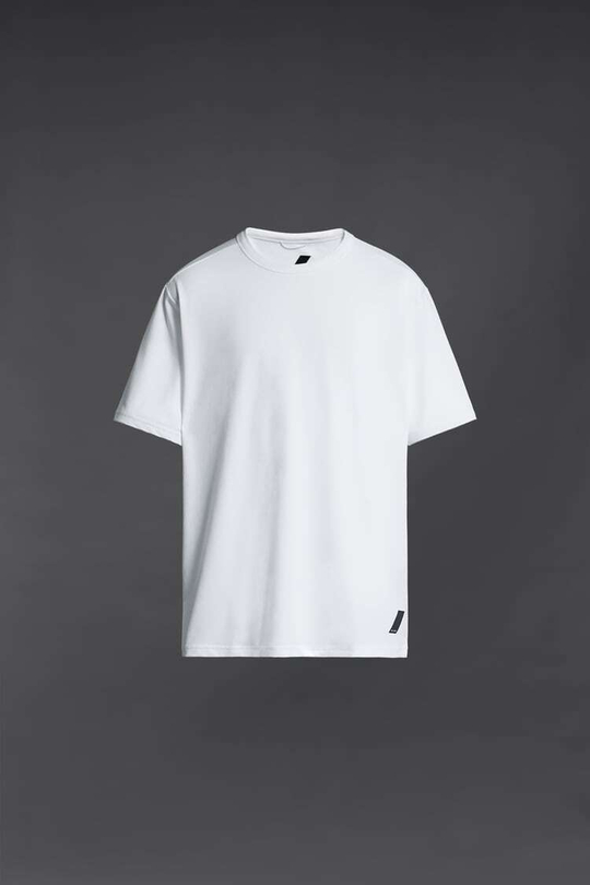 ZARA СПОРТИВНАЯ ФУТБОЛКА КОМФОРТНОЙ ПОСАДКИ, БЕЛЫЙ