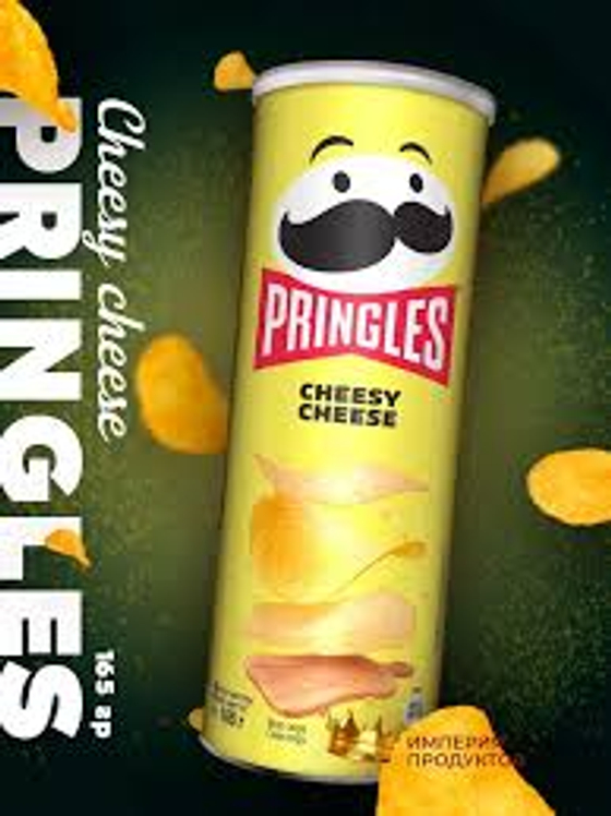 Чипсы PRINGLES 165 гр Cheesy Cheese  (19)