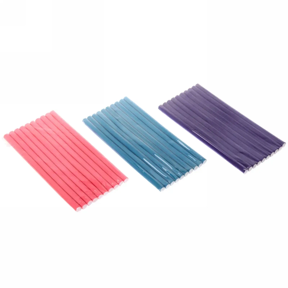 Бигуди бумеранги «Классические» 10шт, цвет микс, d-12мм, длина-24см