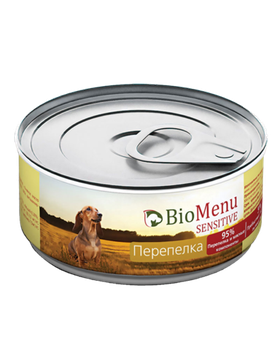 BioMenu Dog Консервы Перепёлка 100гр.