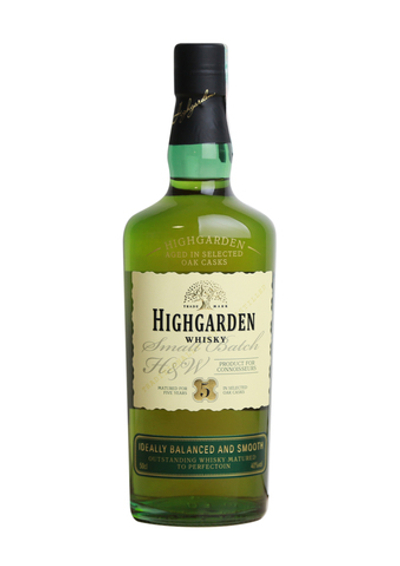 Виски The Highgarden 5 Y.O 40%