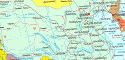 Политическая карта мира (150х210 см ) , большая настенная , с транспортной сетью,рус.яз. 2025год