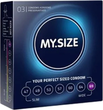 Презервативы MY.SIZE 69*223, 3 шт