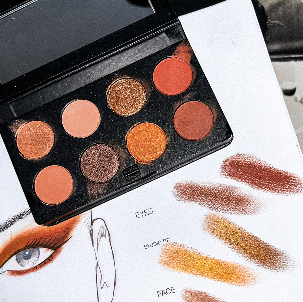 Smashbox Always On Mood Board Eye Shadow Palette - Палетка теней для век оттенок Fiery Vibes, 6 g