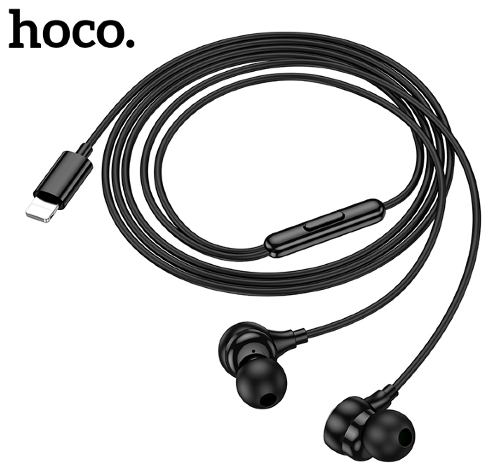 Наушники HOCO M116 Benevolent universal digital earphones with microphone iP
