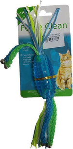 Feline Clean игрушка для кошек Dental Конфетка прорезыватель с лентами, резина