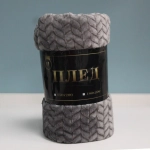 Плед 150*200 см «ARIADNA», цвет графит, микрофлис, 260 гр/м²