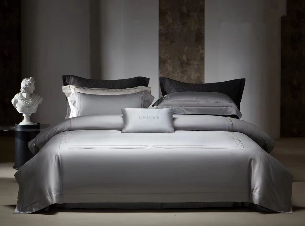 Постельное белье из сатина Luxe Grey