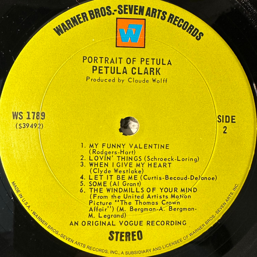 Petula Clark ‎– Portrait Of Petula (США 1969г.)