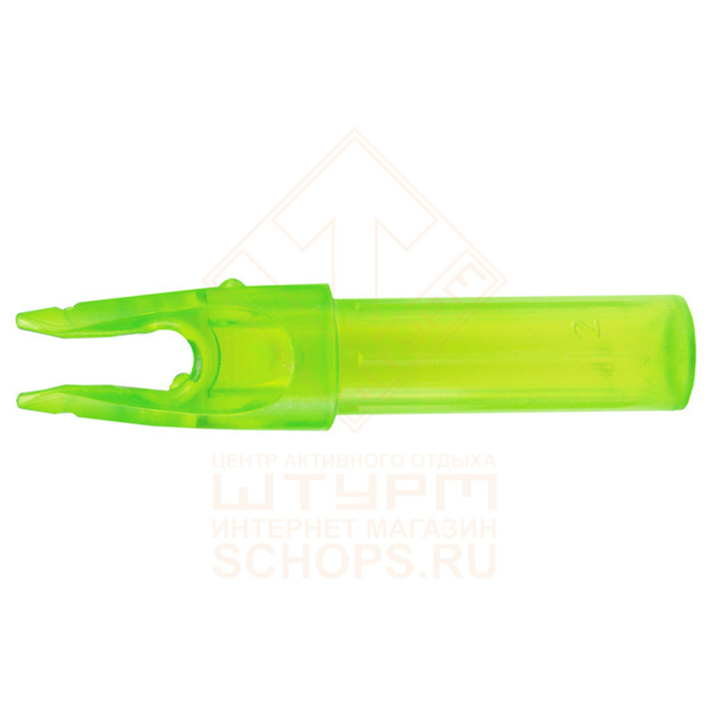 Хвостовик Ek для лучных карбоновых стрел 6.2 мм, Green