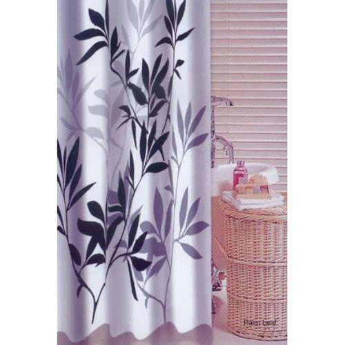 Штора для ванной  Фотопринт 180*200  Пальмовый лист cy-033 без колец