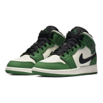 Кроссовки Air Jordan 1 Mid SE GS Pine Green