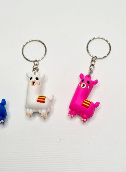 Набор резиновых брелков Лама, 3 штуки