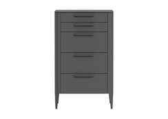 Комод Type высокии? 5 ящиков (темно-серый)