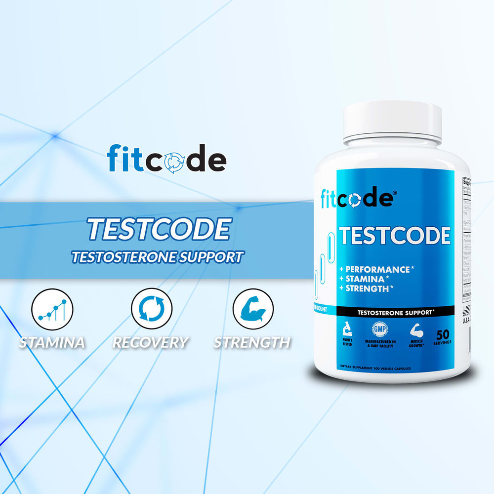 fitcode, Testcode, 100 растительных капсул