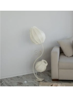 Торшер напольный с абажуром в гостиную современный