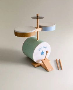 ZARA HOME ДЕТСКАЯ ИГРУШКА «БАРАБАННАЯ УСТАНОВКА», РАЗНОЦВЕТНЫЙ