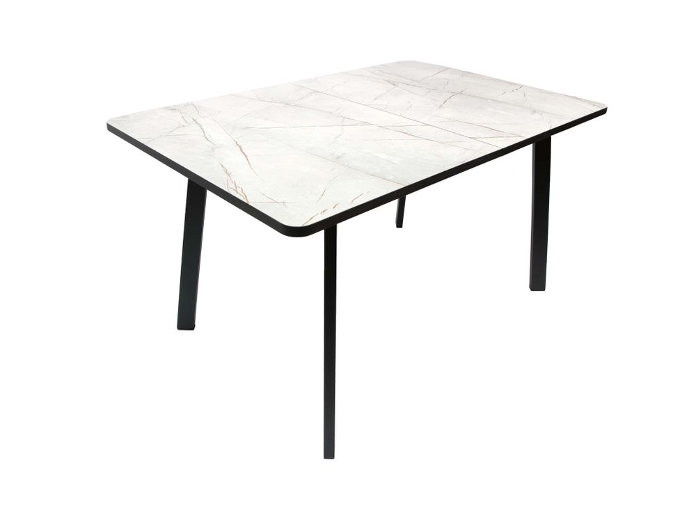 Стол Миллер пластик бабочка раздвижной чёрный (комплект ног №3)