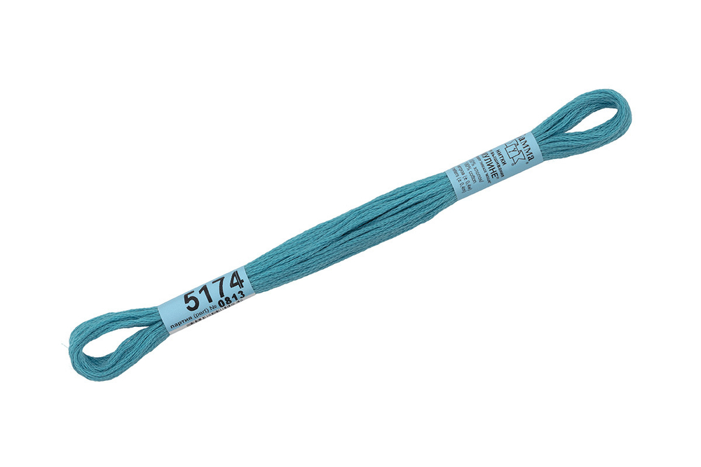 Мулине  "Gamma", 100% хлопок, 8 м, №5174
