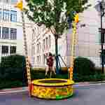 Банджи-батут «Жираф-джамп», 1-местный, 2×2×4 м